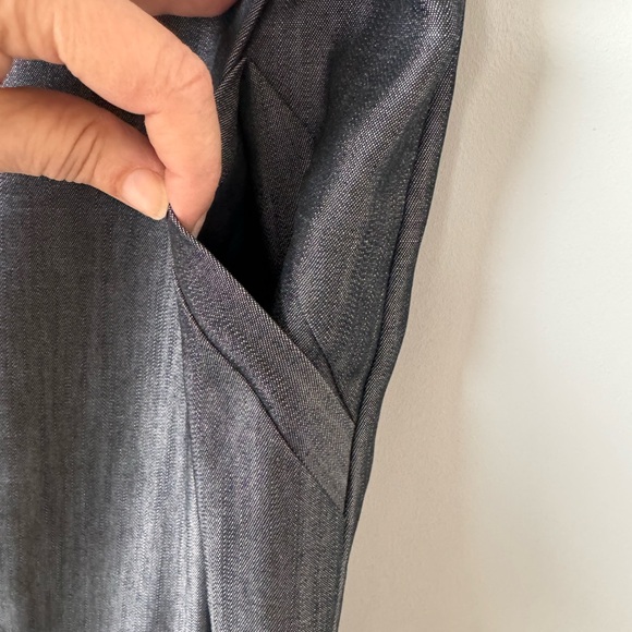 Rachel Roy high neck halter dress with box pleats and pockets - Picture 9 of 12